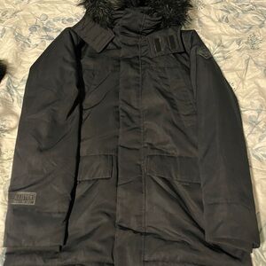 Hollister Men's Black Parka
